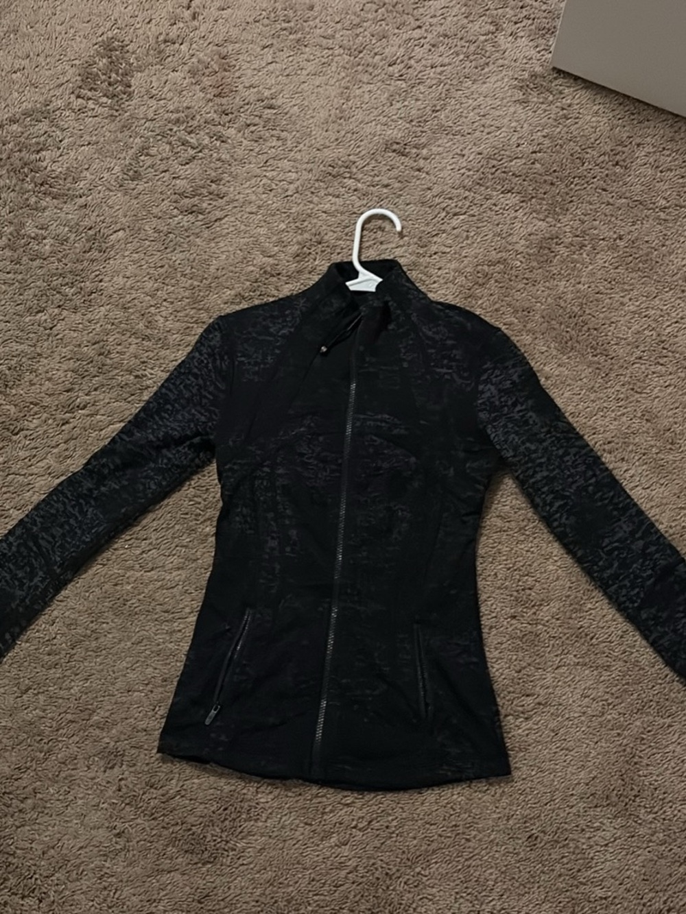 lululemon athletica Black Zip-Up Utility Jacket